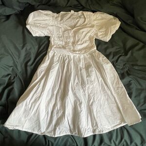 SHEIN White Casual Kids Dress